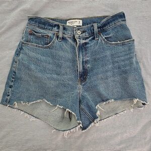 Abercrombie & Fitch Women’s 4 inch Mom Short High Rise Short Curve Love 30/10